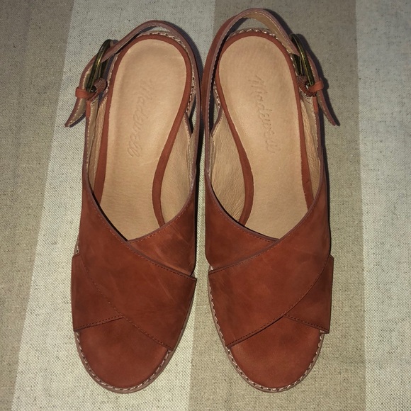 NWOT Madewell Ruthie Criss Cross Heel - Picture 4 of 8